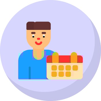 Event Planner Vector Icon Design