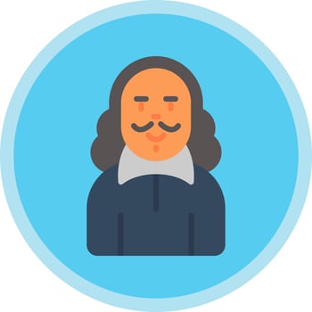 Shakespeare Vector Icon Design