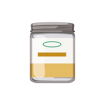 female body cream cartoon vector illustration