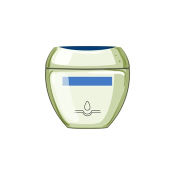 face cleansing cream cartoon vector illustration