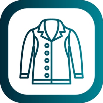 Coat Vector Icon Design