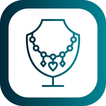 Necklace Vector Icon Design