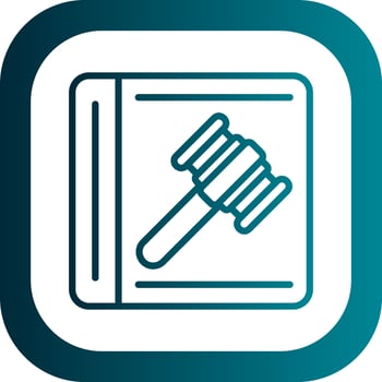 Law In Order Vector Icon Design