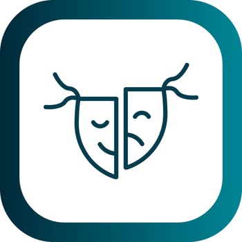 Tragedy Vector Icon Design
