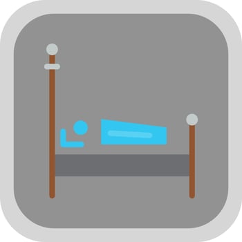 Bed Vector Icon Design