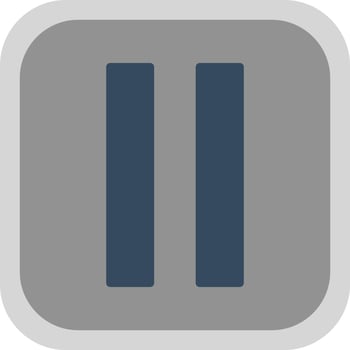 Pause Vector Icon Design