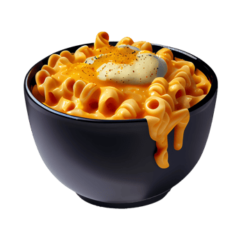 Mac and Cheese png Transparent background