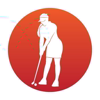golf logo vector
