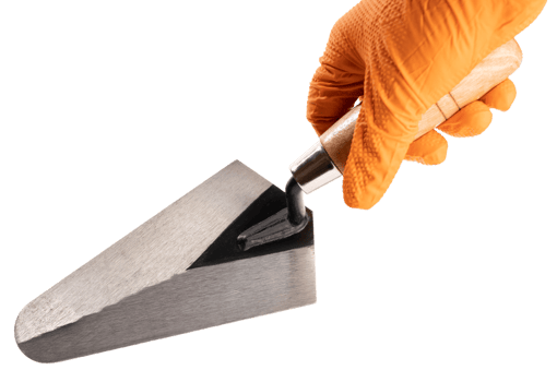 Hand Holding  a Trowel isolated png