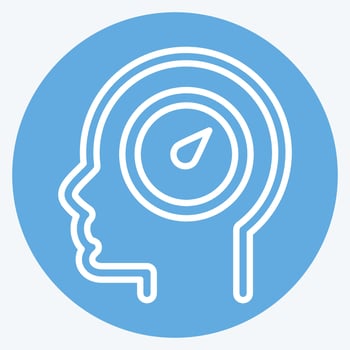 Icon Willpower. related to Psychology Personality symbol. simple design editable. simple illustration vector