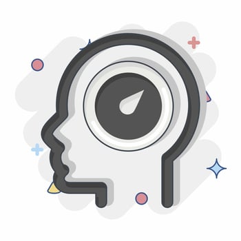 Icon Willpower. related to Psychology Personality symbol. simple design editable. simple illustration vector