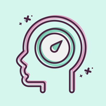 Icon Willpower. related to Psychology Personality symbol. simple design editable. simple illustration vector