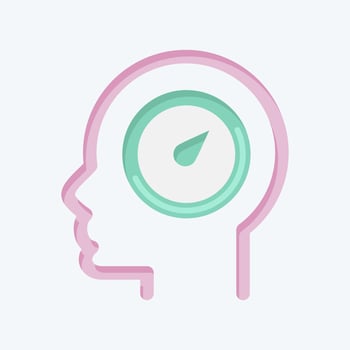 Icon Willpower. related to Psychology Personality symbol. simple design editable. simple illustration vector