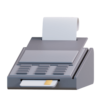 3d illustration of ATM machine png