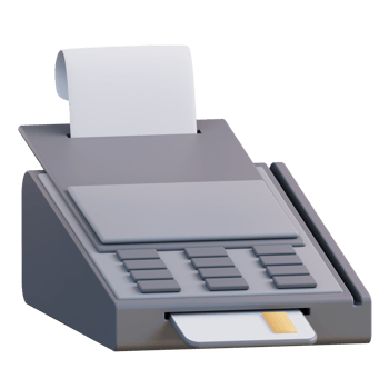 3d illustration of ATM machine png