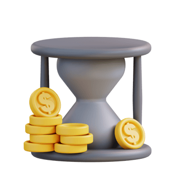 3d illustration time is money png