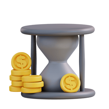 3d illustration time is money png
