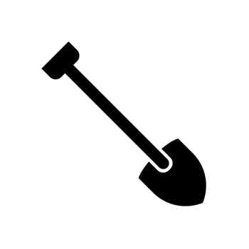 Shovel icon vector design templates