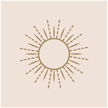 Sunbright sunshine sunlight icon vector flat design