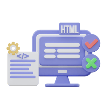 3d HTML illustration png