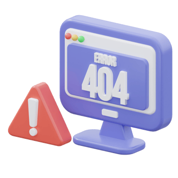3d Error 404 png
