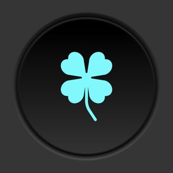 Dark button flat icons on round backgrounds. Building construction insurance dark circle vector icon on darken background
