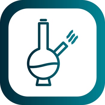 Bong Vector Icon Design