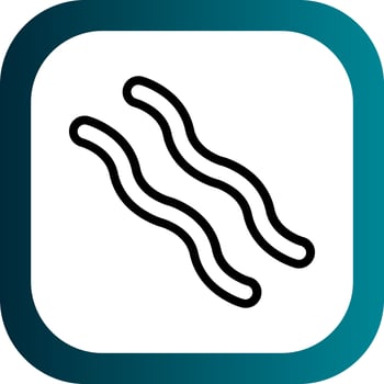 Bacon Vector Icon Design