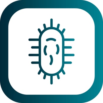 Bacteria Vector Icon Design