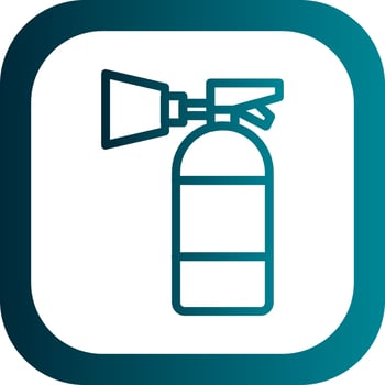 Fire Extinguisher Vector Icon Design