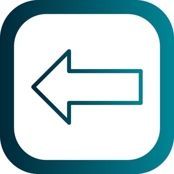 Long Arrow Alt Left Vector Icon Design
