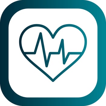 Heartbeat Vector Icon Design