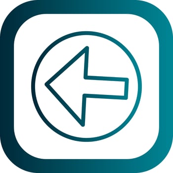 Arrow Alt Circle Left Vector Icon Design