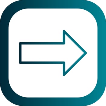 Long Arrow Alt Right Vector Icon Design