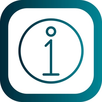 Info Circle Vector Icon Design