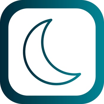 Moon Vector Icon Design