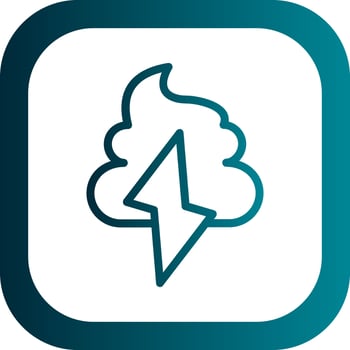 Poo Storm Vector Icon Design