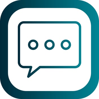 Message square Vector Icon Design