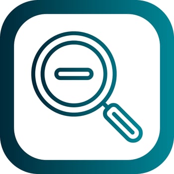 Zoom Out Vector Icon Design