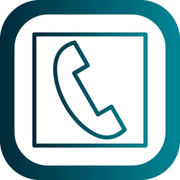 Phone Square Vector Icon Design