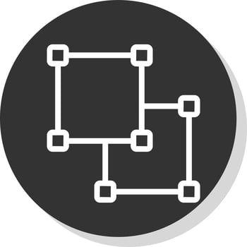 Object Ungroup Vector Icon Design