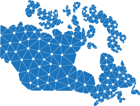 polygonal canada map. png