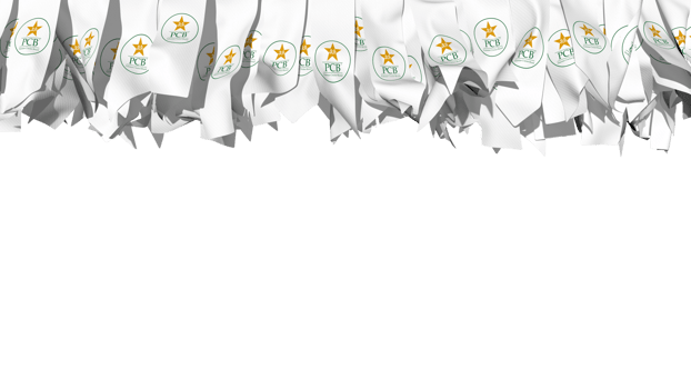 Pakistan Cricket Board, PCB Flag Different Shapes of Cloth Stripe Hanging From Top, Independence Day, 3D Rendering png