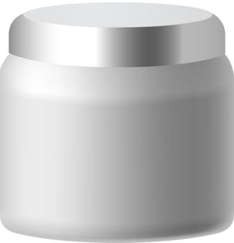 Realistic, 3D rendering, makeup, skin and body care container. PNG with transparent background.