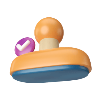 Stamp 3D Illustration Icon png