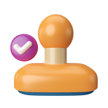 Stamp 3D Illustration Icon png