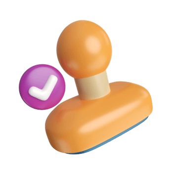 Stamp 3D Illustration Icon png