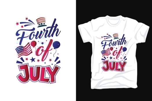 fourth of july t shirt design vector