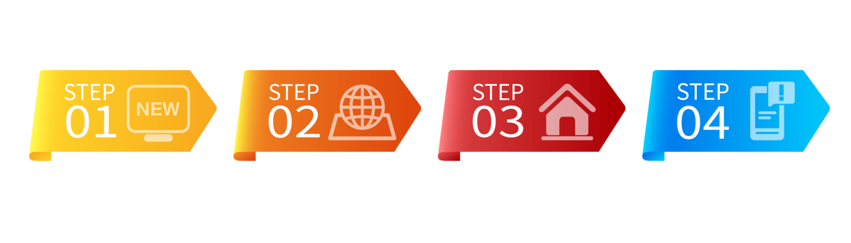 Infographic flow chart template with  icons and button.options and steps png