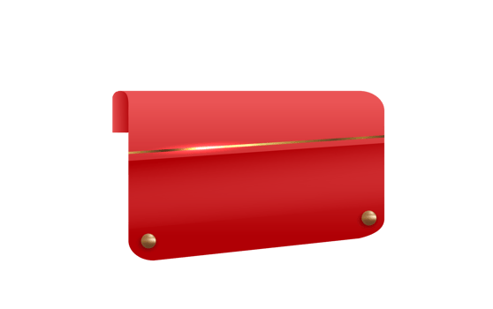 Colorful Red label tag illustration. png